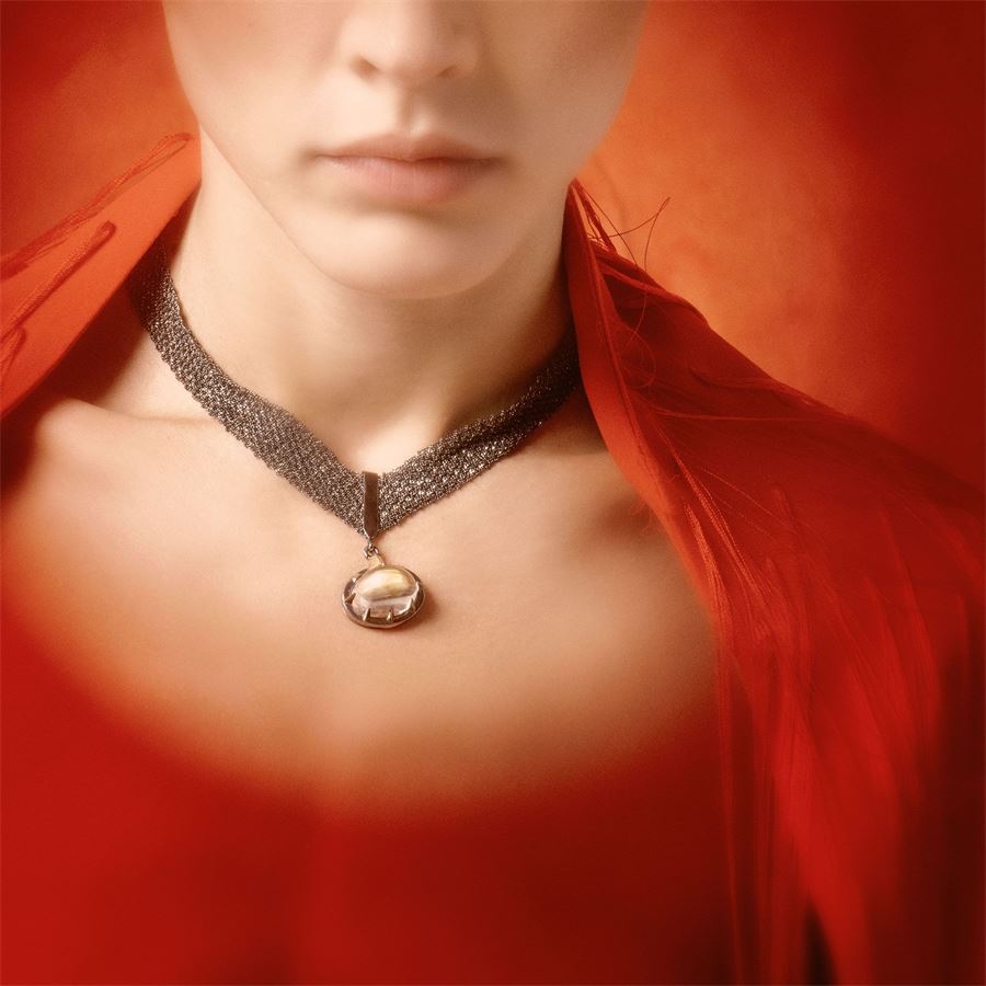 Collana 'Solis' con ciondolo SOLIS | SCIA ARG AU CDRARG AGN AU18G